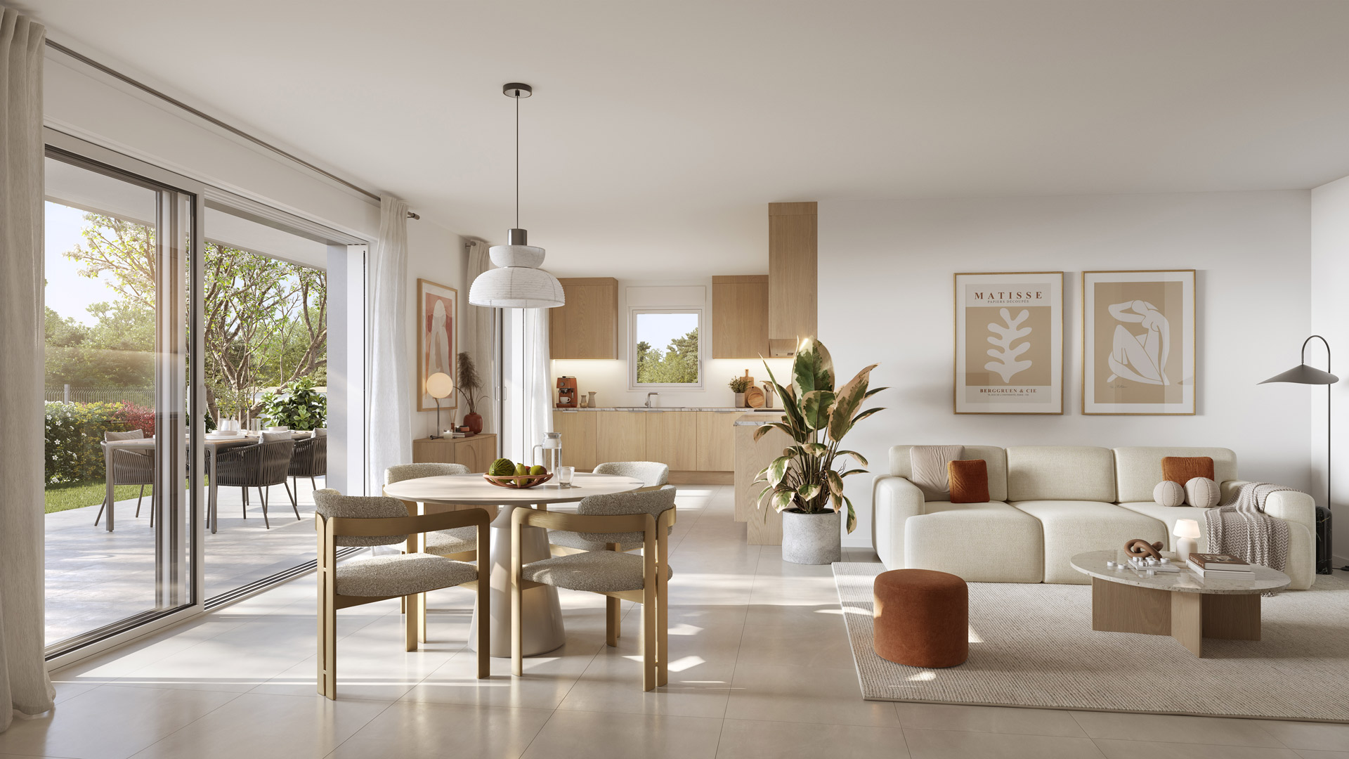 Jardin des verriers - Sablon - Perspective intérieure